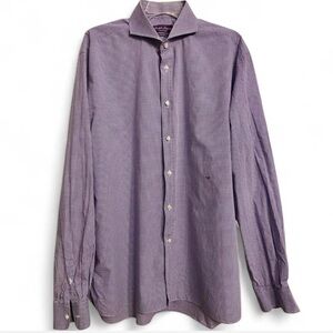 Ralph Lauren Purple Label Men's Lavender Dress Shirt Size Neck 16.5/ Sleeve 33